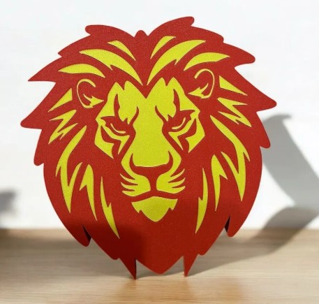 Aslan figürlü Gece Lambası